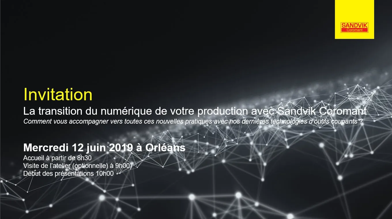 La transition du numérique de votre production avec Sandvik Coromant