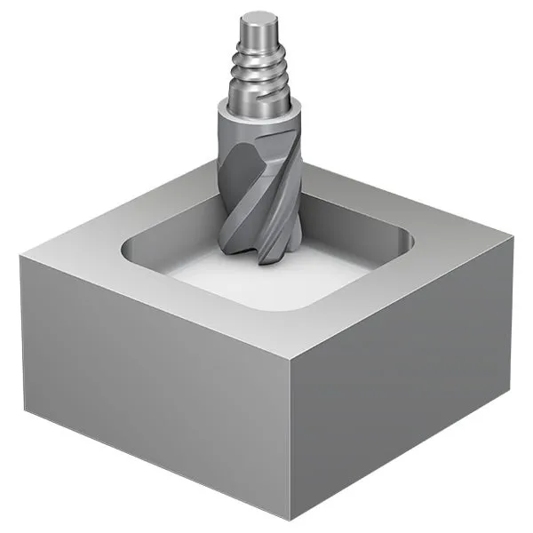 Carbide Coro Mill 316 Solid Carbide Head for Stable Multi-Operations milling A316-25SM550C10032P 1730 Internal Coolant Sandvik Coromant 