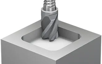Carbide 316-10FL642-10020L 1745 CoroMill 316 Solid Carbide Head for High Feed Side milling Sandvik Coromant Without Coolant