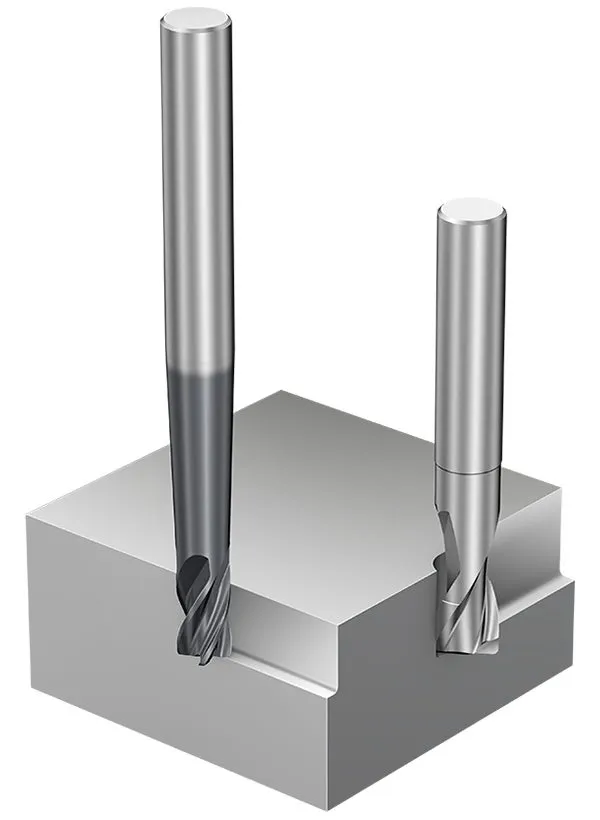 Sandvik Coromant 1P221-1370-XA 1630 CoroMill Plura Solid Carbide Square Shoulder End Mill 14 mm Cylindrical Shank 0.5709 Depth of Cut 0.5394 Cutting Diameter 2.9528 Length 