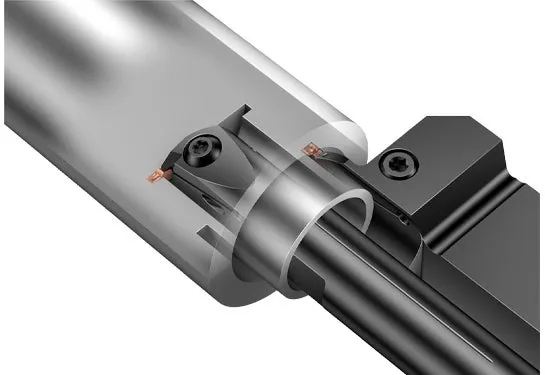 Sandvik Coromant QD-RFE0750-16A Steel CoroCut Q Shank Tool for Parting and Grooving Holder 0.75 Maximum Depth of Cut Pack of 1 
