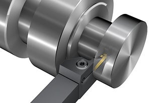 Sandvik Coromant RF123G079-16B Steel CoroCut 1-2 Shank Tool for Parting and Grooving Holder 0.421 Maximum Depth of Cut 