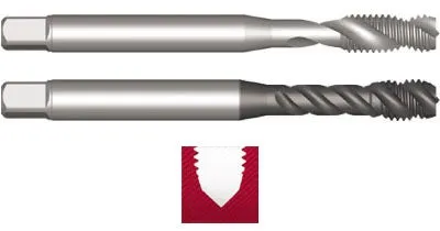 HSS CoroTap 300 cutting tap with spiral flutes No Coolant Right Hand Cut E002M7 Sandvik Coromant